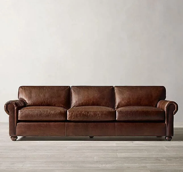 leather sofa restoring